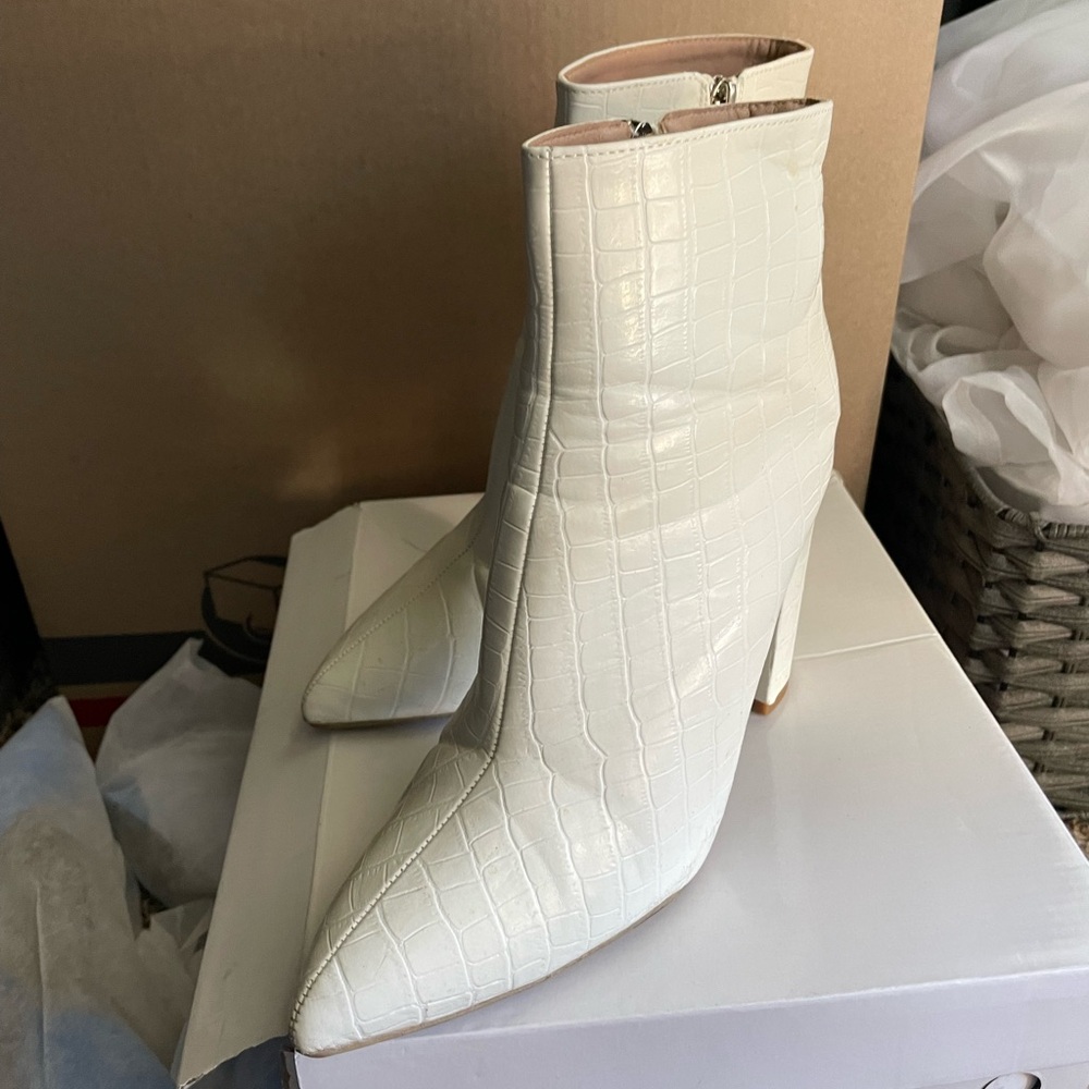 White Booties - Picture 2 of 4